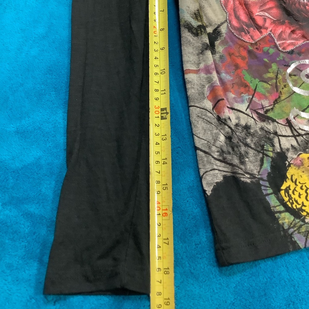 Desigual New & Good Multicolored Abstract Thin Sw… - image 5